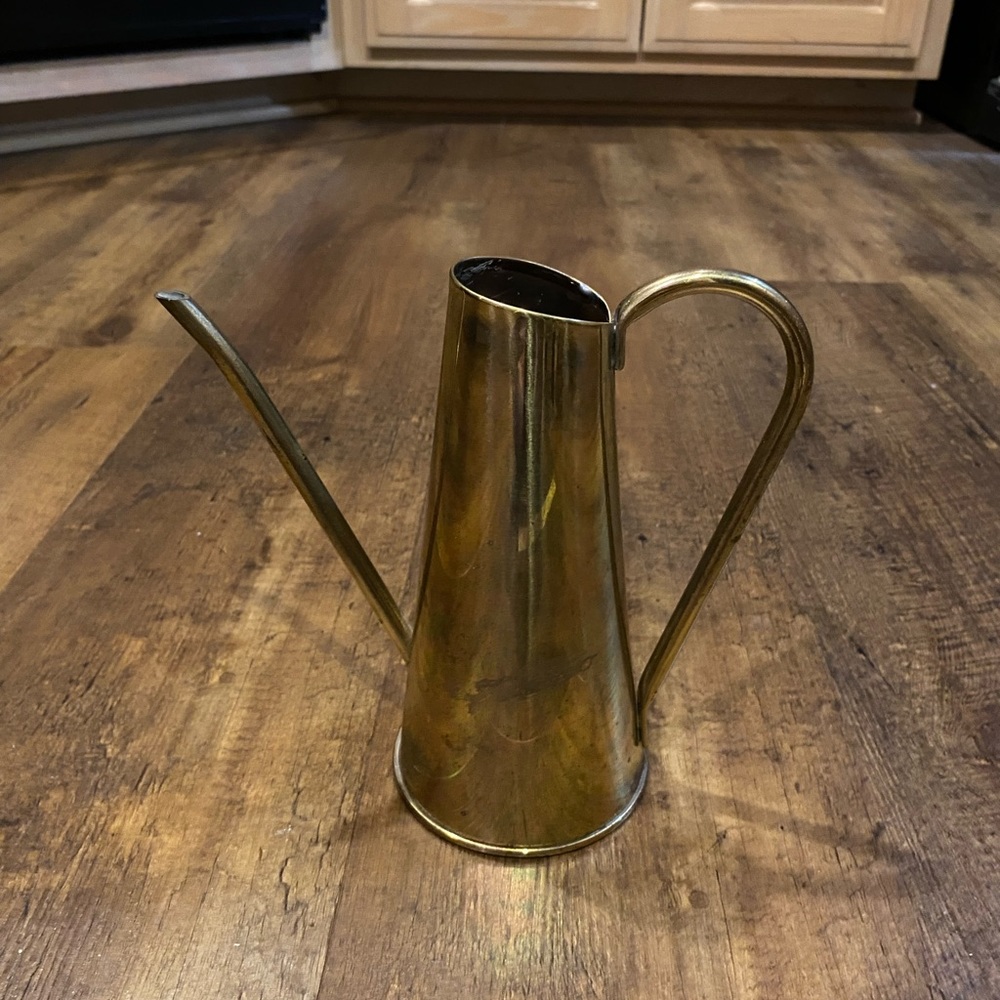 Brass watering can